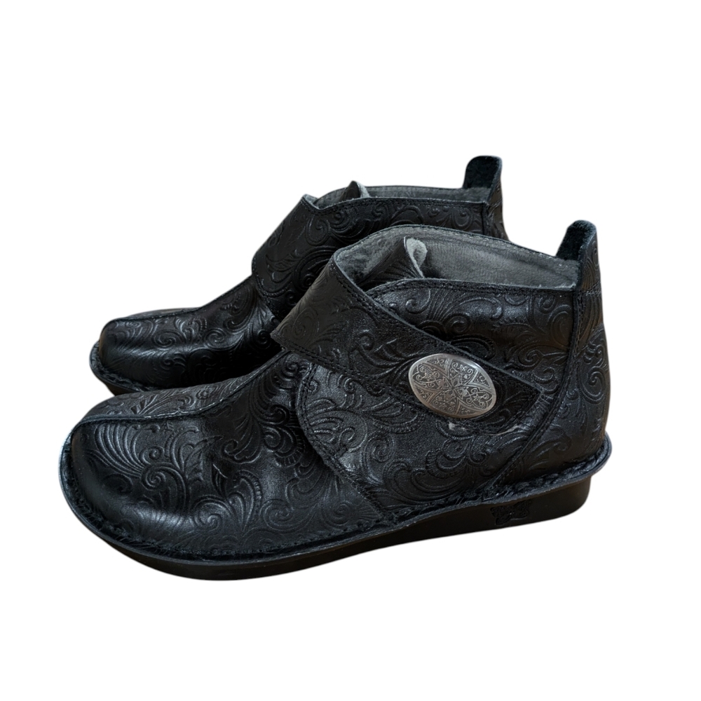 Alegria Caiti Night N Gale Leather Ankle Bootie Size 38 - Picture 11 of 11